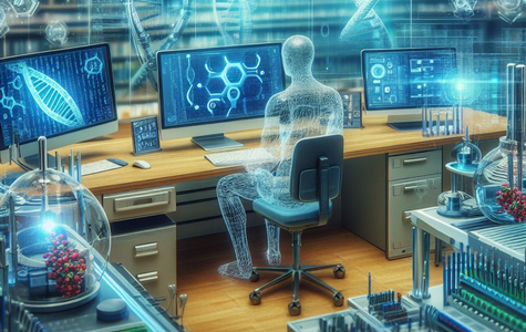 Applied research and digital laboratory setting representing execution and delivery.